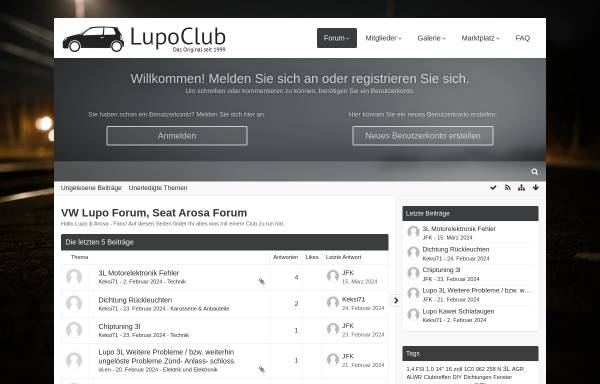 Vorschau von lupoclub.de, Lupo-Club