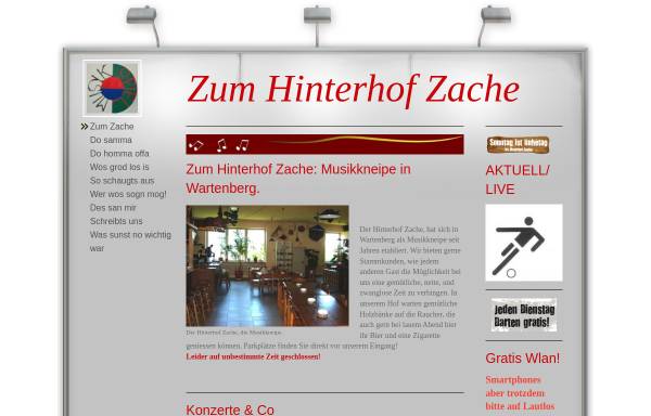 Vorschau von www.zum-hinterhof-zache.de, Zum Hinterhof Zache