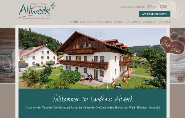 Vorschau von www.landhaus-altweck.de, Landhaus Altweck