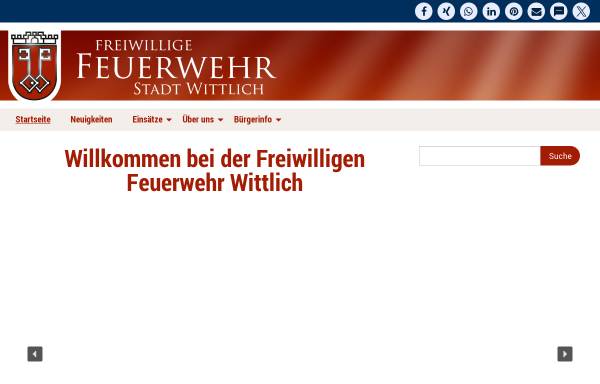 Vorschau von www.ff-wittlich.de, Feuerwehr Wittlich