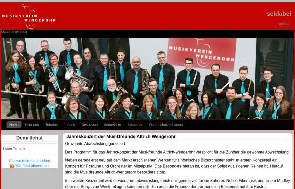 Vorschau von www.mv-wengerohr.de, Musikverein Wengerohr e.V.