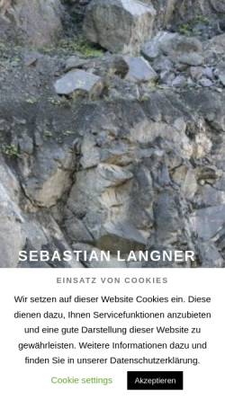 Vorschau der mobilen Webseite www.sebastianlangner.de, Sebastian Langner - Steinmetz und Bildhauer