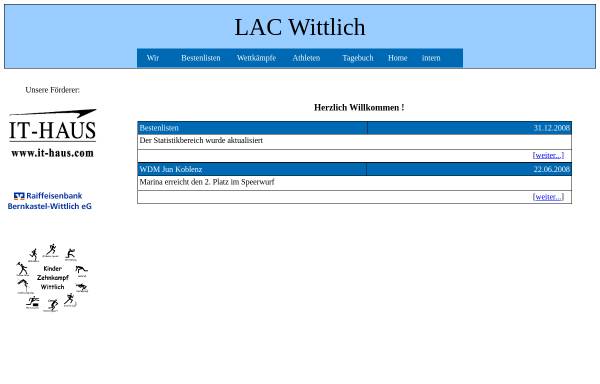 Vorschau von www.lacwittlich.de, LAC Wittlich