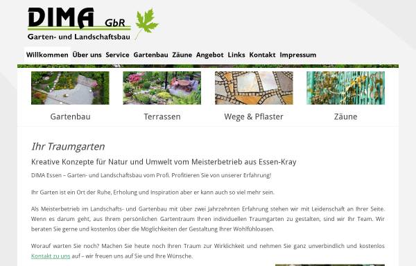 Vorschau von dima-essen.de, DIMA GbR Garten- und Landschaftsbau