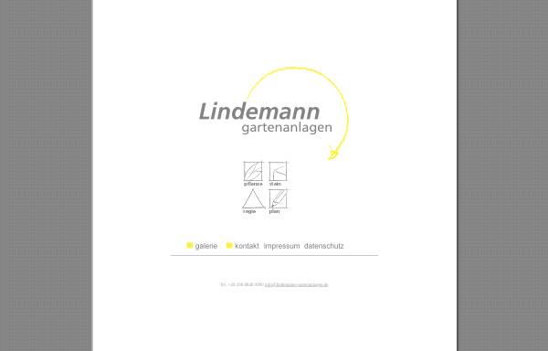 Vorschau von www.lindemann-gartenanlagen.de, Lindemann Gartenanlagen
