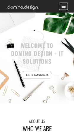Vorschau der mobilen Webseite www.dominodesign.at, DominoDesign - IT Solutions