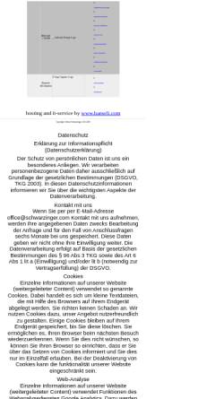 Vorschau der mobilen Webseite www.schwarzinger.com, Arge Giganto - Idee & Kopie