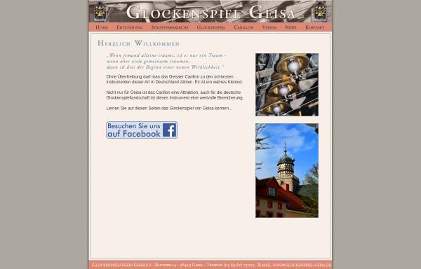 Vorschau von www.glockenspiel-geisa.de, Glockenspielverein Geisa e.V.