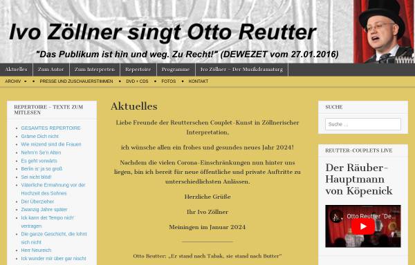 Vorschau von www.zoellner-singt-ottoreutter.de, Zöllner, Ivo