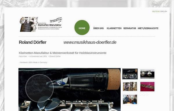 Vorschau von www.holzblasinstrumentenbau.de, Dörfler, Roland