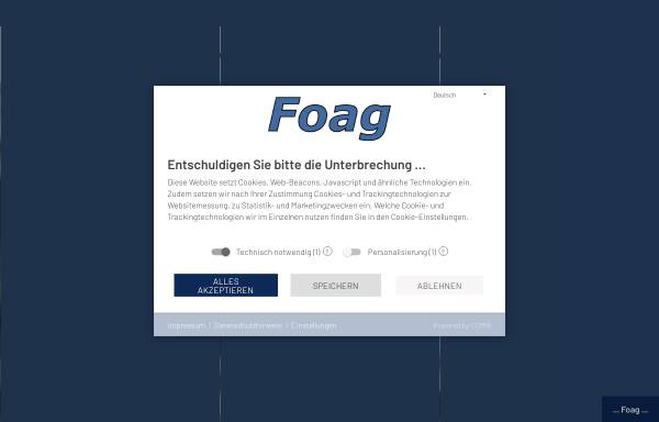 Vorschau von www.musik-foag.de, Foag Klarinettenbau und Meisterwerkstatt