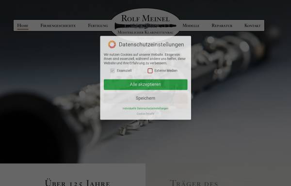 Vorschau von www.meinel-klarinetten.de, Meinel, Rolf