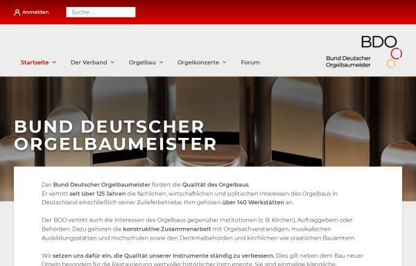 Vorschau von deutscher-orgelbau.de, Bund Deutscher Orgelbaumeister e.V.