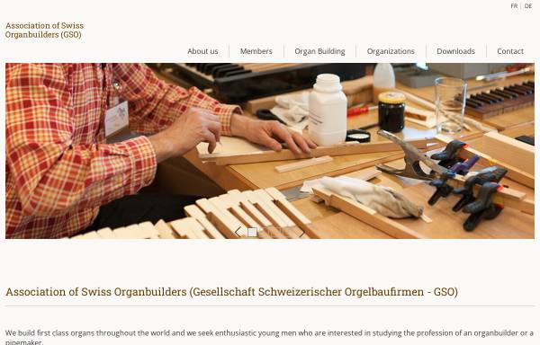 Vorschau von www.orgel.ch, Gesellschaft Schweizerische Orgelbaufirmen (GSO)