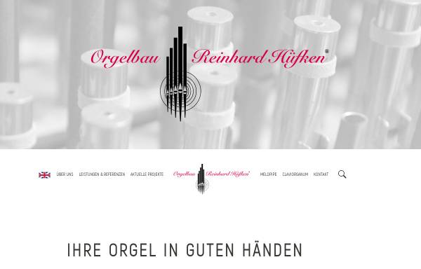 Vorschau von www.orgelbau-huefken.de, Orgelbau Reinhard Hüfken