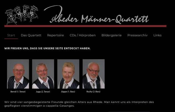 Vorschau von www.rheder-maennerquartett.de, Rheder Männerquartett