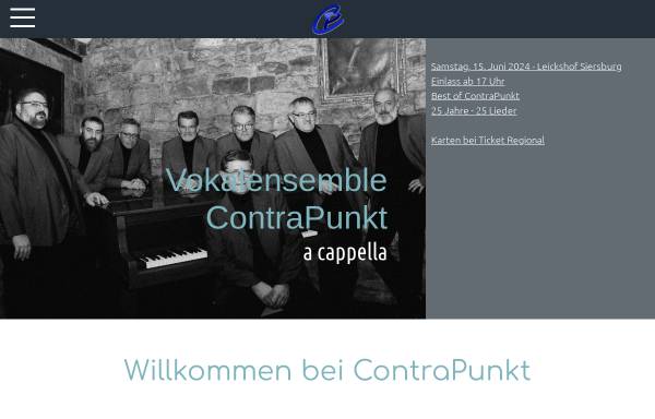 Vorschau von www.vokalensemble-contrapunkt.de, Vokalensemble ContraPunkt