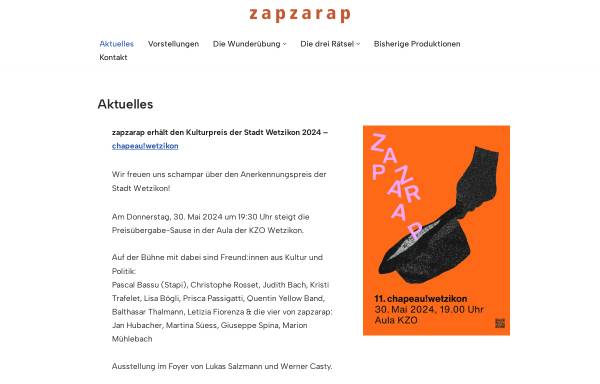 Vorschau von www.zapzarap.ch, Zapzarap