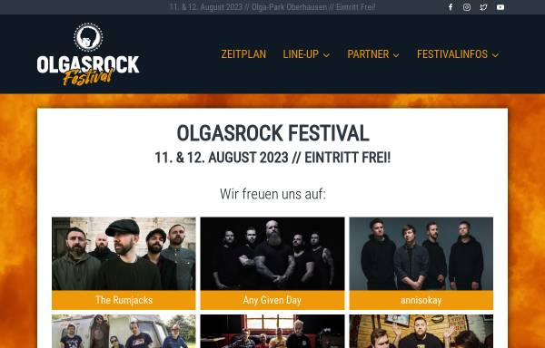 Vorschau von www.olgas-rock.de, OLGAS-ROCK Festival