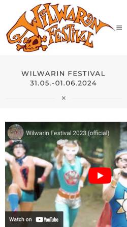 Vorschau der mobilen Webseite www.wilwarin.de, Wilwarin