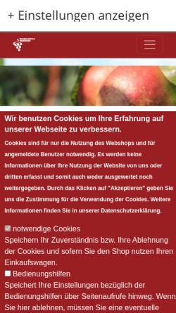 Vorschau der mobilen Webseite www.weinbauschule.at, Landwirtschaftliche Fachschule Eisenstadt