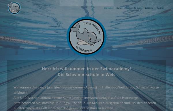 Vorschau von www.swimacademy.at, Swim Academy