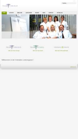 Vorschau der mobilen Webseite www.teamchirurgie.at, Teamchirurgie