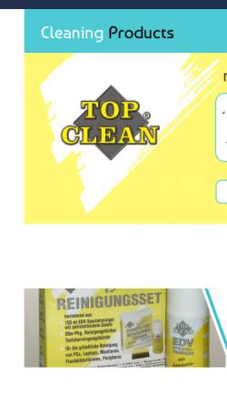 Vorschau der mobilen Webseite www.topclean.co.at, Top-Clean - EDV-Spezialreiniger