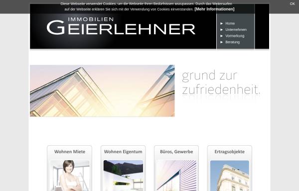 Vorschau von www.geierlehner.com, Immobilien Geierlehner