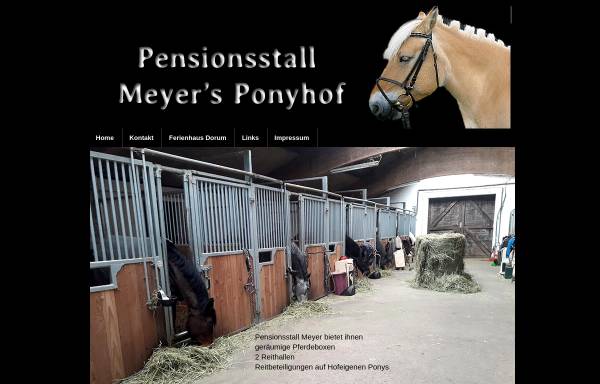 Vorschau von www.meyersponyhof.de, Meyers Ponyhof