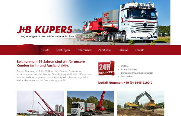 Vorschau von www.kuepers-osterwald.de, J + B Küpers GmbH