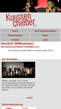 Vorschau der mobilen Webseite theater-esslingen-kulissenschieber.de, Kulissenschieber