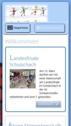 Vorschau der mobilen Webseite www.vs-elsbethen.salzburg.at, Volksschule