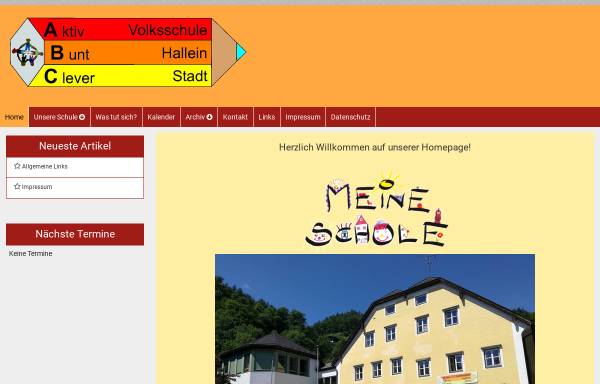 Vorschau von www.vs-hallein-stadt.salzburg.at, Volksschule Hallein Stadt