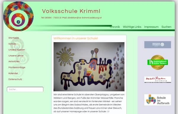 Vorschau von www.vs-krimml.salzburg.at, Volksschule