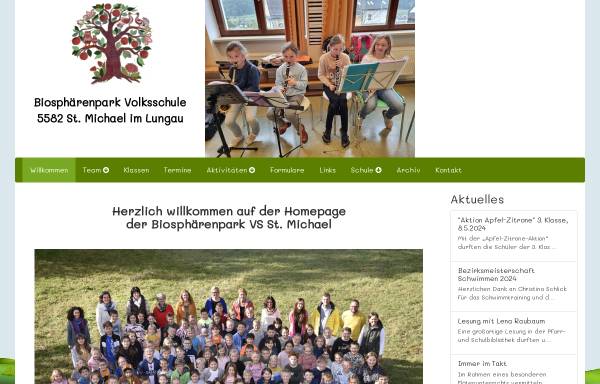 Vorschau von www.vs-st-michael.salzburg.at, Volksschule