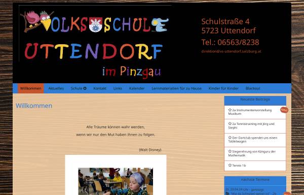 Vorschau von www.vs-uttendorf.salzburg.at, Volksschulen
