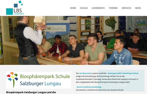 Vorschau von www.lbs-tamsweg.salzburg.at, Landesberufsschule Tamsweg