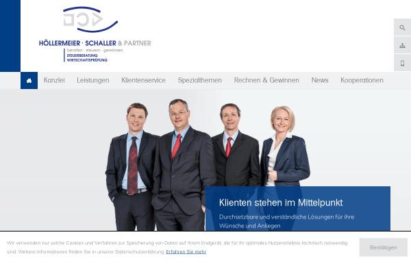 Vorschau von www.beraten-steuern-gewinnen.at, Höllermeier Schaller & Partner