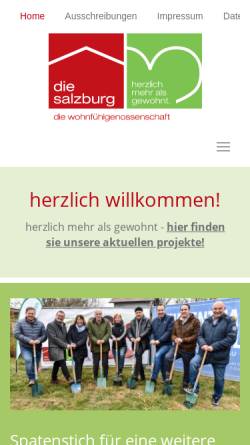 Vorschau der mobilen Webseite die-salzburg.at, Die Salzburg