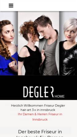 Vorschau der mobilen Webseite www.degler.at, Degler Hair-Art