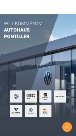 Vorschau der mobilen Webseite www.autohaus-pontiller.at, Autohaus Pontiller GmbH