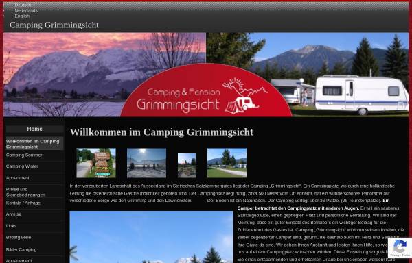 Vorschau von www.grimmingsicht.at, Kur-Camping Grimmingsicht