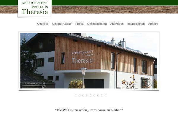 Vorschau von www.haus-theresia.at, Haus Theresia