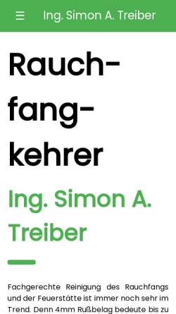 Vorschau der mobilen Webseite www.a-treiber.at, Ing. Adolf Simon Treiber