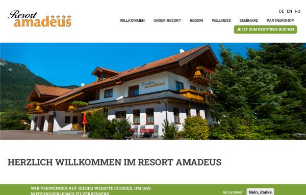 Vorschau von www.landhaus-amadeus.at, Landhaus Amadeus