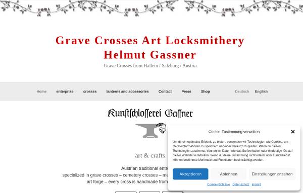 Vorschau von www.grabkreuze.at, Kunstschlosserei Helmut Gassner