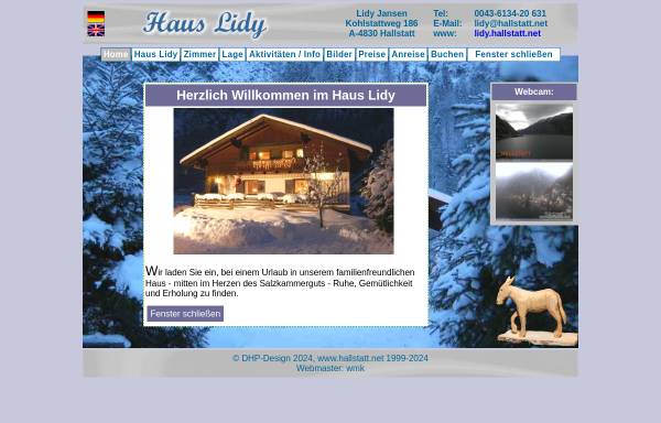 Vorschau von www.lidy.hallstatt.net, Haus Lidy