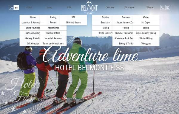 Vorschau von www.belmont.at, Hotel Belmont**** und Hotel Albarella