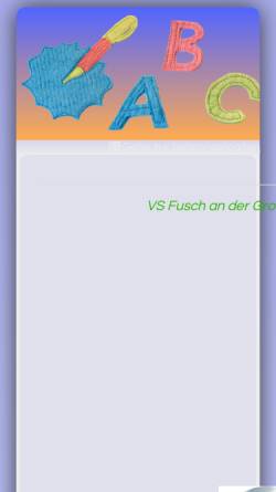 Vorschau der mobilen Webseite www.vs-fusch.salzburg.at, Volksschule Fusch